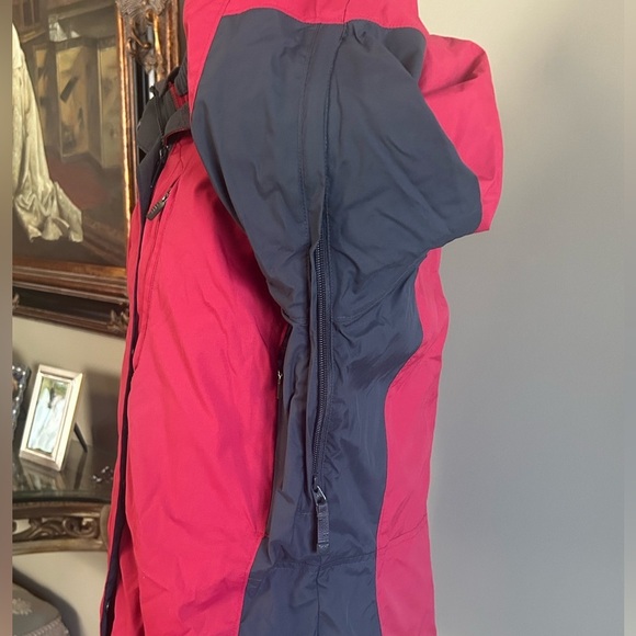 Columbia Vertex Red Gray Interchange 3-in-1 Waterproof Jacket Women’s Size Large - Picture 5 of 8